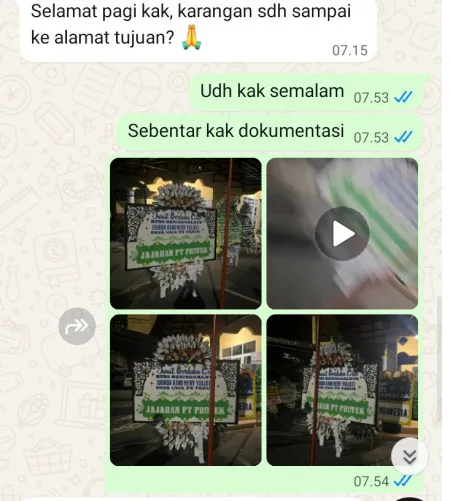 Pengiriman Papan Bunga Selamat Bangka