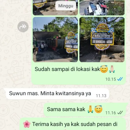Pengiriman Papan Bunga Duka Bangka