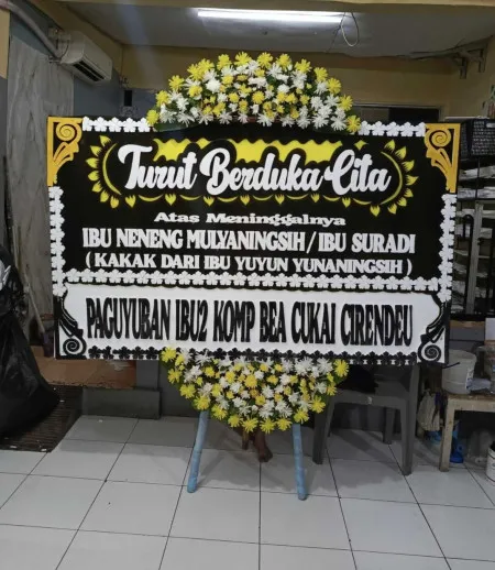 Papan Bunga Duka Bangka